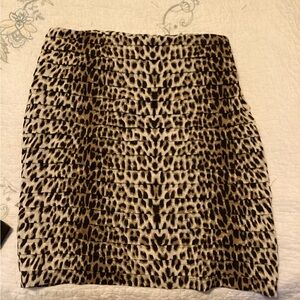 Leopard Print Women's Skirt